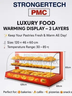 Strongertech 3-Layer Food Warmer Display