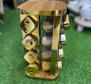 Gluck Rotating Spice Set with 12 Glass Jars