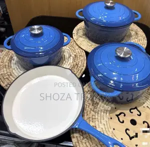 Cast Iron Pot - Blue