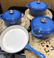 Cast Iron Pot - Blue - 2
