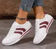 Fashion Nova Women's White Leather Sneakers - 2
