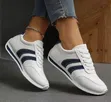 Fashion Nova Women's White Leather Sneakers - 3