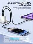 LDNIO LC241i 30W Auto Power-Off USB-C to Lightning Cable 2m - 2