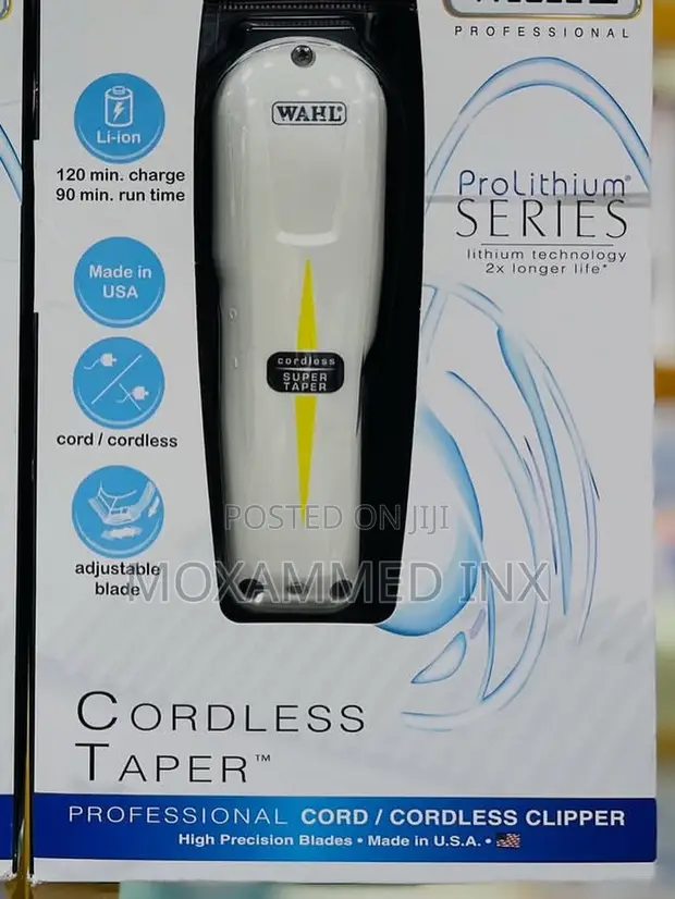 Wahl Professional Cordless Super Taper Clipper - 1