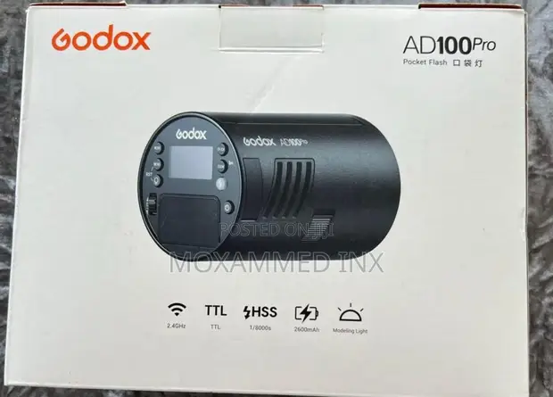 Godox AD100Pro Flash Portable Pocket Strobe - 1
