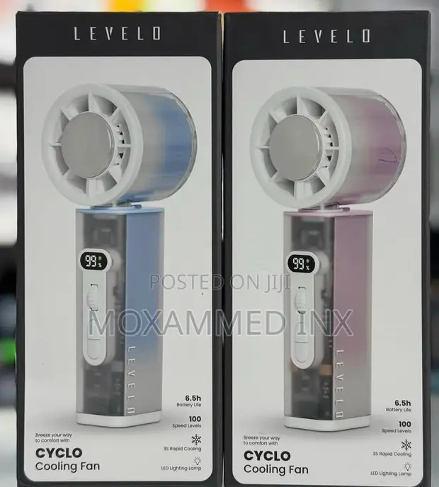 Levelo Cyclo Cooling Fan with Digital Display - 1
