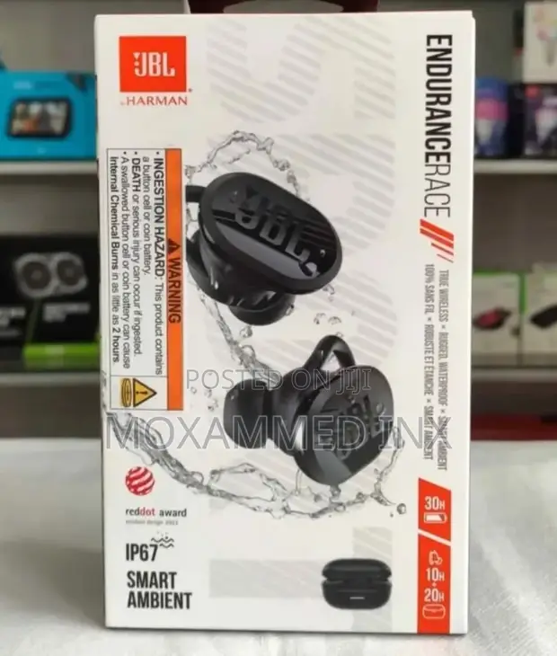 JBL Endurance Race Wireless In-Ear Earbuds - 1
