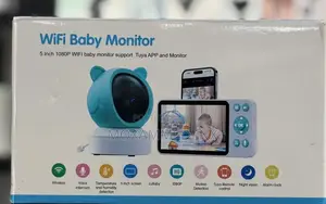 Smart Baby Monitor Set - Blue Bear Camera, 5-inch Display