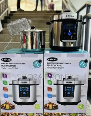 Brinax Pressure Cooker 7L with 2 Pots