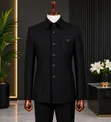Classic Black Kaunda Suit - 1