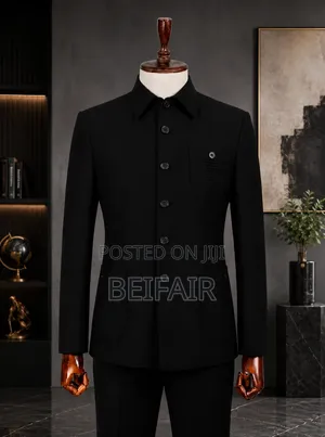 Classic Black Kaunda Suit