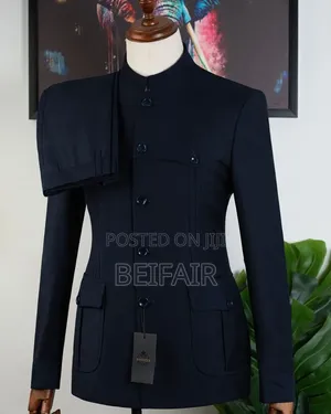 Chinese Collar Kaunda Suit - Brand Kali