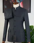 Chinese Collar Kaunda Suit - Brand Kali - 4