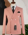 Peach Double Breasted Suit - Brand Kali - 2