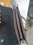 Qaza Classic Leather Laptop Bag - Multicolor - 3