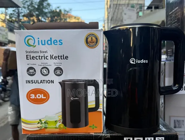 Qiudes 3 Litre Stainless Steel Kettle - 1