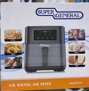 Super General 5.5L Digital Air Fryer (SGAF5501)