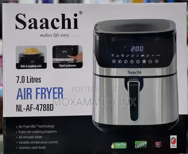 Saachi 7.0L Air Fryer (NL-AF-4788D) - Digital Touchscreen - 1