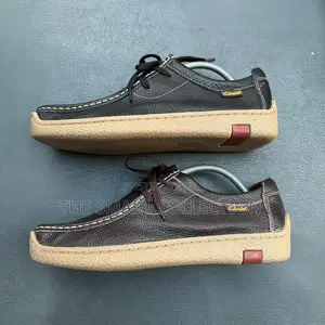 Viatu vya Clarks vya Wanaume vya Ngozi Rangi ya Kahawia