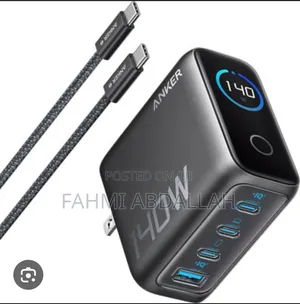 Anker Zolo 140W 4-Port Fast Charger with Smart Display