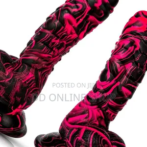 Colorful Dragon Dildo - Medium Size
