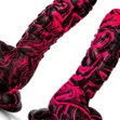 Colorful Dragon Dildo - Medium Size - 1