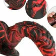 Colorful Dragon Dildo - Medium Size - 3