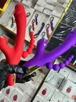 Purple Silicone Rabbit Vibrator - Dual Stimulation - 2