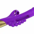 Purple Silicone Rabbit Vibrator - Dual Stimulation - 3