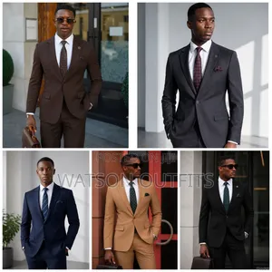 Men's 2-Piece Suits - 5 Colors Available