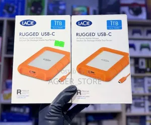 LaCie Rugged USB-C Portable Hard Drive 1TB