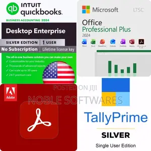 QuickBooks Enterprise 2024 + Tally Prime + MS Office 2024