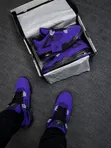 Men's Air Jordan 4 Sneakers - Purple - 4