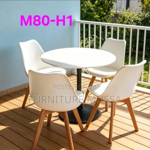 Brand New Wood Dining Set - 4 Chairs