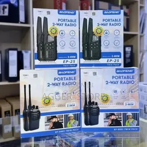 Baofeng EP-25 Portable 2-Way Radios (2-4km Range)