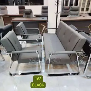 Sofa Office Set - Black, Brand New