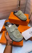 Hermès Go Mules - Suede Calfskin Logo H - 2