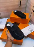 Hermès Go Mules - Suede Calfskin Logo H - 4