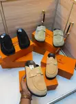 Hermès Go Mules - Suede Calfskin Logo H - 5