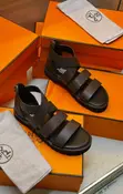 Hermès Brand Sandals with Thick Durable Sole - 3