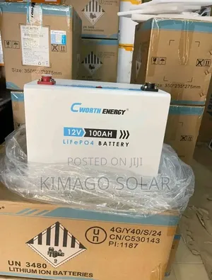 Cworth Solar Battery Lithium 1.28kWh 100Ah 12.8V