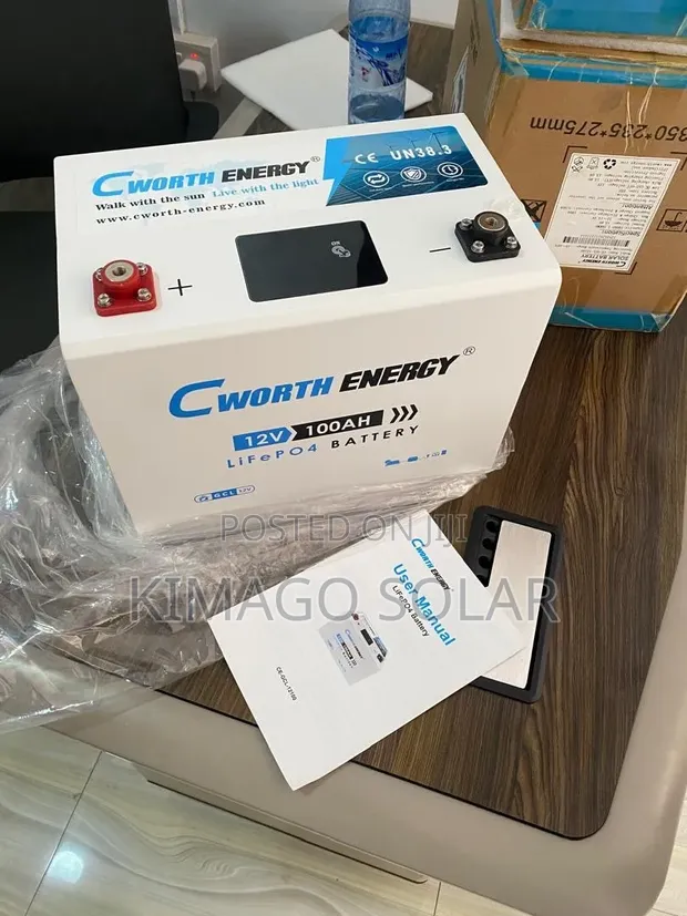 Cworth CE-GCL-12100 Lithium Battery 100Ah 12V yenye Display - 1
