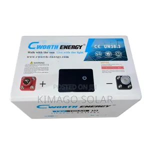 Betri ya Cworth Energy Lifepo4 12V 100Ah Smart Display Udhamini Miaka 2