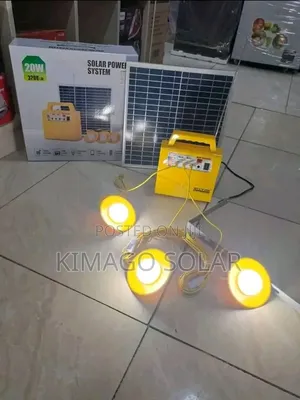 Solar LED Lighting Kit na Redio FM & Charge Simu