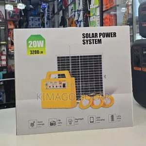 Solar Power Kit kwa Nyumba, Site na Camping