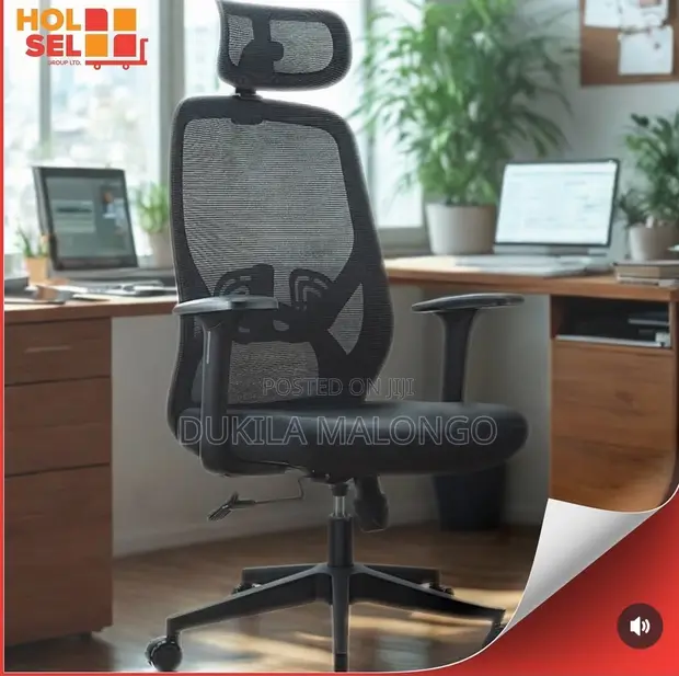 Zuo Modern Office Chair - Black, Swivel Base - 1
