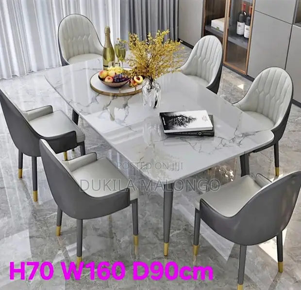 Zuo Modern Gray Corner Dining Table (Seats 6) - 1