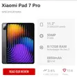 New Xiaomi Pad 7 Pro 512GB - 2