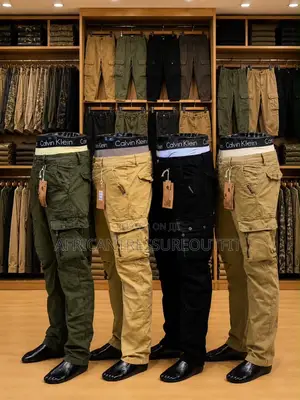 Men's Cargo Combat Trousers - Brand New