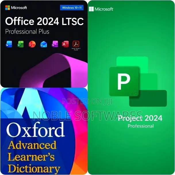 Microsoft Office LTSC 2024 + Project Pro + Oxford Dictionary - 1